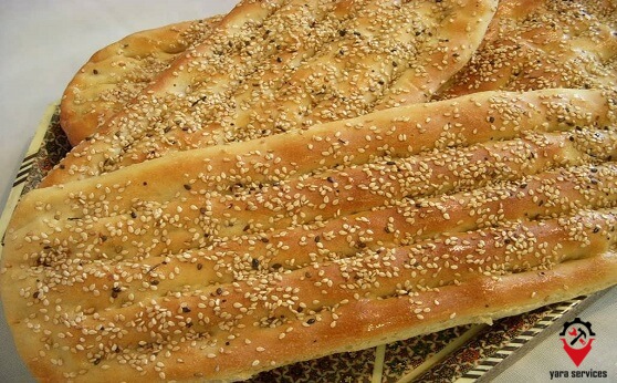how to prepare bread in the microwave 2 3 4 - تهیه نان بربری در ماکروفر