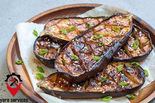 How to prepare eggplant in the microwave7 - طرز تهیه بادمجان در ماکروفر
