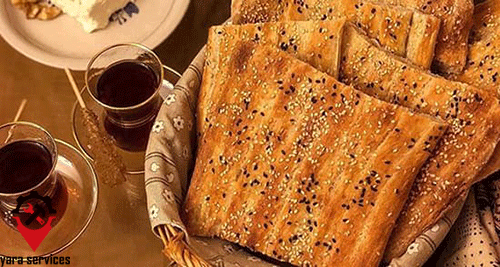 Prepare Barbary bread in the microwave - تهیه نان بربری در ماکروفر